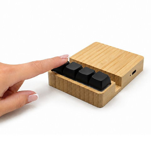 Беспроводная зарядка-подставка «Клик-пауза» ClickPad, 10 Вт - рис 5.