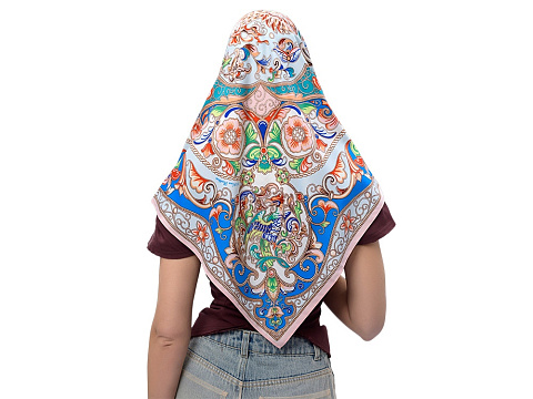 Платок Шедевры русских эмальеров - рис 4.