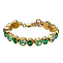 Браслет ELAINE SG EMERALD GREEN MIX Dyrberg Kern 450160