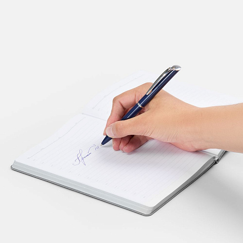 Ручка шариковая Ringa, синяя - рис 5.