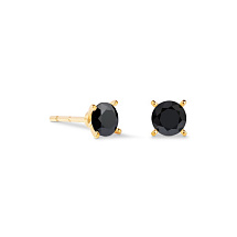Серьги Black-Gold Coeur de Lion 0207/21-1316