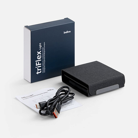 Складная станция беспроводной зарядки triFlex Light, черная - рис 6.