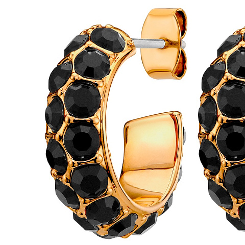 Серьги HEIDI SG BLACK Dyrberg Kern 450056 - рис 2.