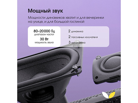 Умная портативная колонка Яндекс Станция Стрит с Алисой, зеленый (YNDX-00030GRN) - рис 6.