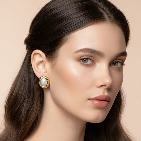 Серьги Fiore Luna AG210003E-001 G - рис 4.