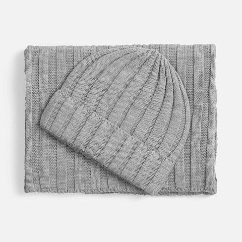 Шарф Metelitsa, серебристо-серый меланж - рис 5.