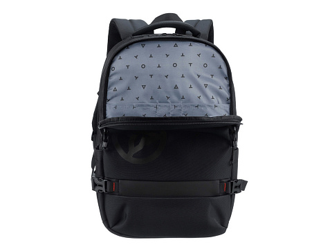 Рюкзак TORBER VOYAGE с отделением для ноутбука 18'', черный, полиэстер 900D, 34х16х47 см, 20 л - рис 6.