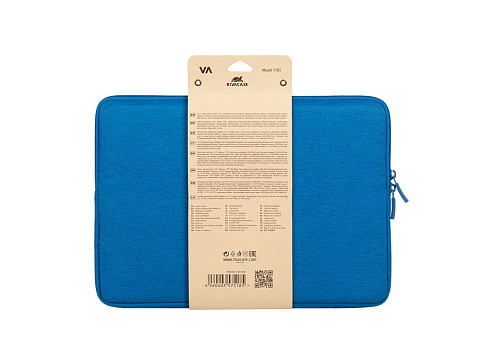 RIVACASE 7703 azure blue ECO чехол для ноутбука 13.3-14" / 12 - рис 6.