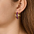 Серьги HELEN SG PINK Dyrberg Kern 450095 - миниатюра - рис 2.