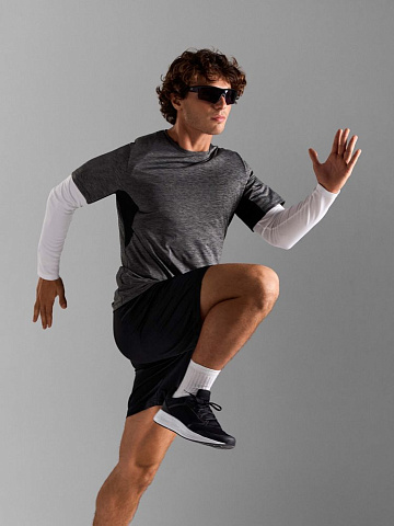 Футболка спортивная унисекс Storm, серая - рис 8.