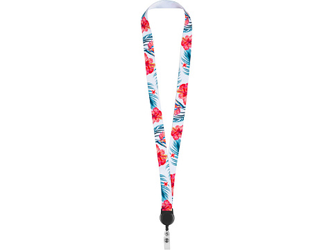 Ланъярд 2 см с ретрактором, черный - рис 2.