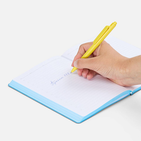 Ручка шариковая Prodir DS11 PMP, желтая - рис 7.