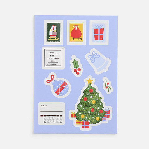 Стикерпак бумажный Thematic, новый год