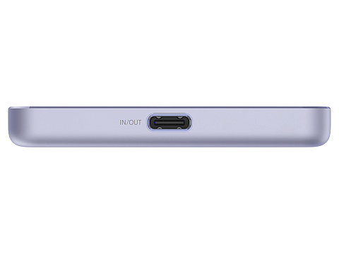 Внешний аккумулятор Xiaomi Super Slim Magnetic Power Bank 5000 Purple - рис 4.
