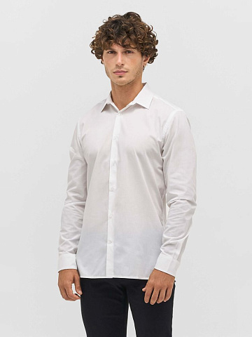 Рубашка мужская Bailey, голубая - рис 6.