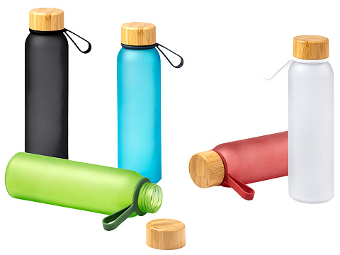 Бутылка из переработанного стекла  VOZNAN королевский синий - рис 3.