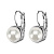 Серьги LOUISE SS WHITE PEARL - миниатюра