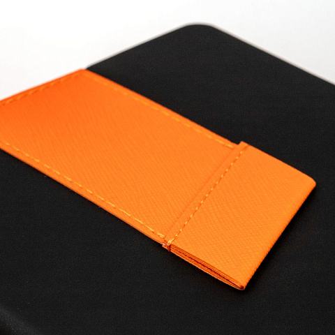 Ежедневник Bookmark, недатированный, черный с оранжевым - рис 6.