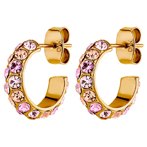Серьги HEIDI SG LIGHT ROSE Dyrberg Kern 440166 - рис 4.