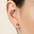 Пусеты Greige Fiore Luna SWE297 GR RG - миниатюра - рис 2.