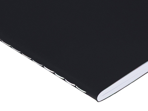 Скетчбук Sketch & Art в мягком переплете 147х210 мм, 24 л. белой бумаги 150 г/м2, черный - рис 3.