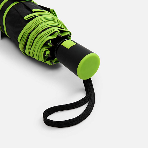 Зонт складной Edgeline, зеленое яблоко - рис 7.