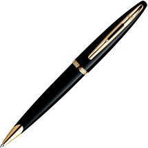 Шариковая ручка Waterman Carene, цвет: Black GT, стержень: Mblue