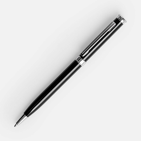 Ручка шариковая Finn Chrome, черная - рис 2.