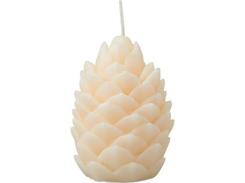 Свеча Шишка, молочный - рис 3.