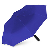 Складной зонт ALCIRA/АЛЬКИРА с системой защиты от снежной бури и ручкой-карабином, королевский синий