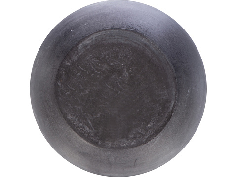 Круглая свечка в бетоне, фитиль дерево, oud wood - рис 4.