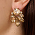 Серьги DRAGO SG GOLDEN Dyrberg Kern 470020 - миниатюра - рис 2.