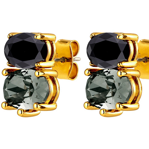 Серьги NERIDA SG BLACK_GREY - рис 4.