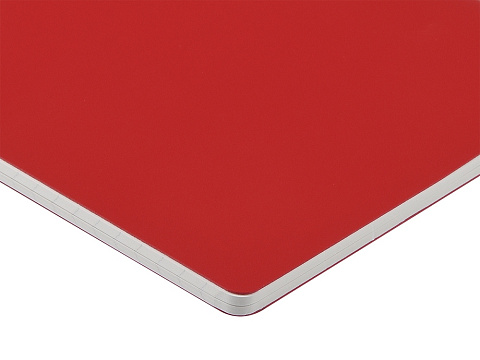 Тетрадь с каменной бумагой А5 Carrara 40 л., линейка, красный - рис 4.