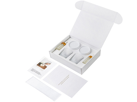 Набор для создания 2-х ароматических свечей: амбра и табак/маракуйя, сандал и пачули (без лого LM) - рис 4.