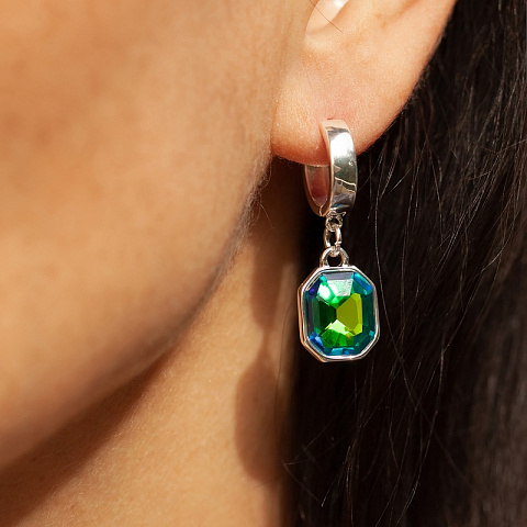 Серьги Virtual Green Fiore Luna *LE6115 S - рис 2.
