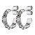 Серьги HEIDI SS LIGHT GREY Dyrberg Kern 370056 - миниатюра - рис 4.
