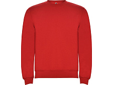 Свитшот с начесом Clasica унисекс, красный