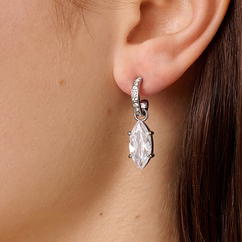 Серьги JUNIPE SS CRYSTAL Dyrberg Kern 470003 - рис 2.