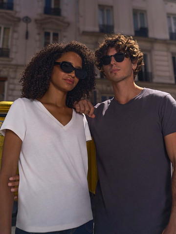 Футболка женская Regent Women с V-образным вырезом, белая - рис 10.