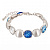 Браслет Cristal, Light blue, Blue - миниатюра