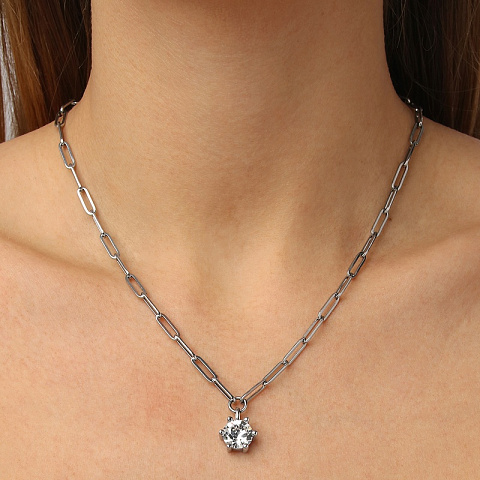 Колье TESSA SS CRYSTAL Dyrberg Kern 480133 - рис 4.