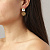 Серьги POPPY SG BROWN / CRYSTAL Dyrberg Kern 470120 - миниатюра - рис 4.