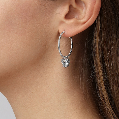 Серьги ELANA SS CRYSTAL Dyrberg Kern 480031 - рис 3.