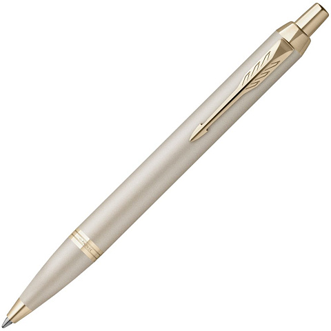 Ручка шариковая Parker IM Professionals Monochrome Champagne, золотистая - рис 2.