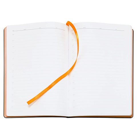 Ежедневник Bookmark, недатированный, черный с оранжевым - рис 8.