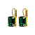 Серьги SEGIN SG EMERALD GREEN Dyrberg Kern 470100 - миниатюра