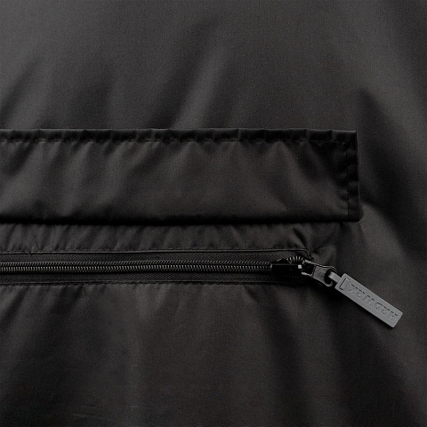 Дождевик-анорак Hard Work, укороченный, черный, единый размер - рис 5.