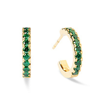 Серьги Green-Gold Coeur de Lion 0146/23-0516