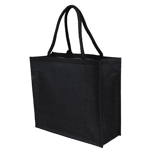 Сумка из джута Caravan Jute, чёрный - рис 2.